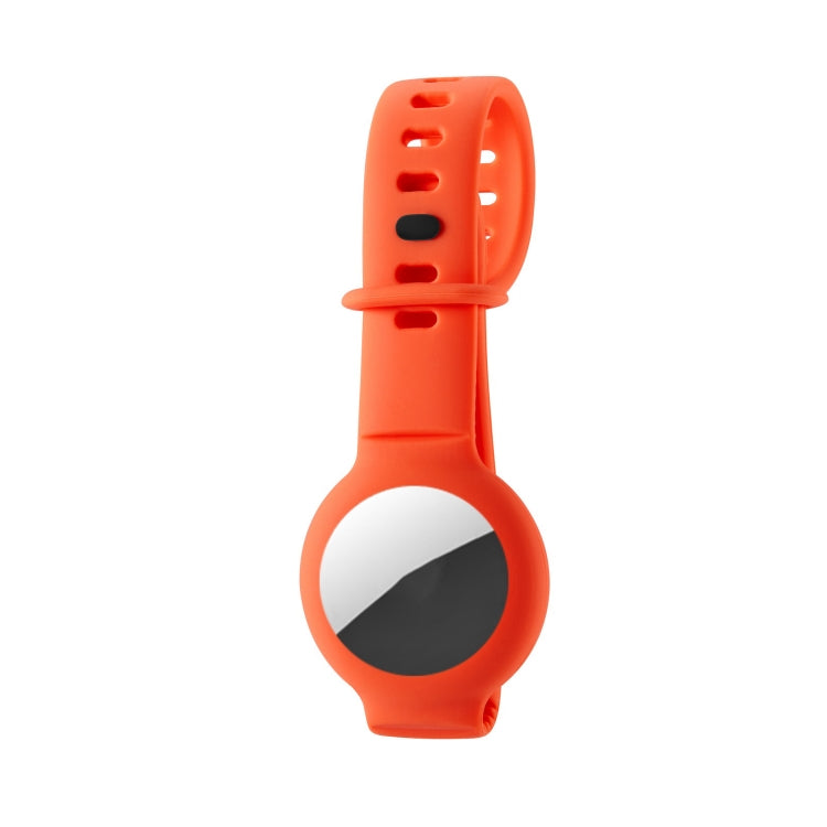 Silicone Anti-scratch Shockproof Protective Cover Soft Case For AirTag(Orange) - by buy2fix | Online Shopping UK | buy2fix