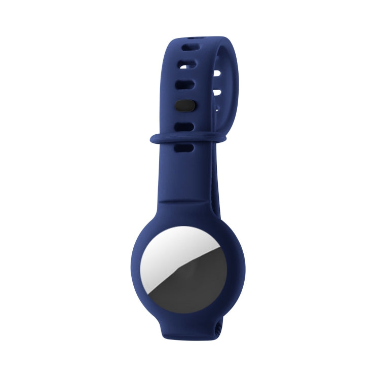 Silicone Anti-scratch Shockproof Protective Cover Soft Case For AirTag(Midnight Blue) - by buy2fix | Online Shopping UK | buy2fix