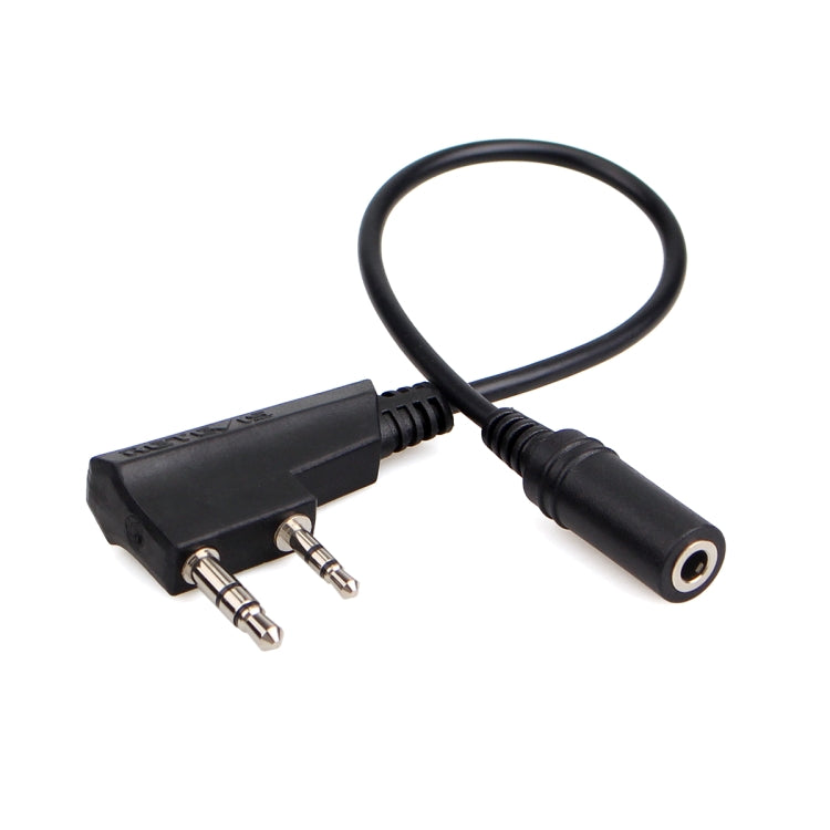 RETEVIS TCK01 Kenwood 2 Pin to 3.5mm Female Mobile Phone Audio Earphone Transfer Cable for RT21/RT22/RT24/RT7/RT27/H777 - Other Accessories by RETEVIS | Online Shopping UK | buy2fix