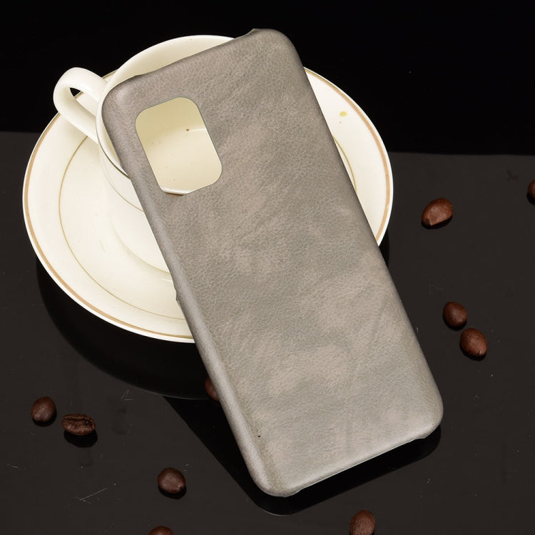 For Asus Zenfone 8 / ZS590KS Shockproof Litchi Texture PC + PU Case(Grey) - ASUS Cases by buy2fix | Online Shopping UK | buy2fix
