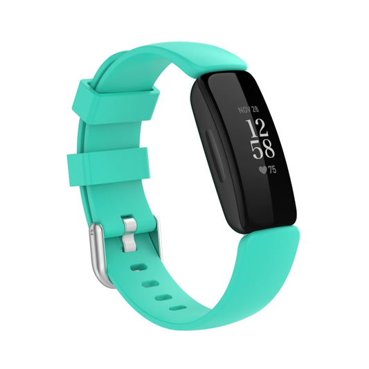 For Fitbit Ace 3 / Inspire 2 Silicone Watch Band(Mint Green) by buy2fix