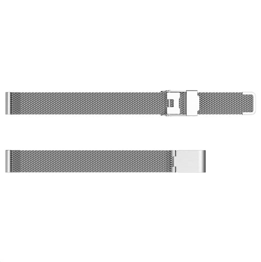 For Fitbit Ace 3 / Inspire 2 Double Insurance Buckle Milanese Watch Band(Silver) by buy2fix