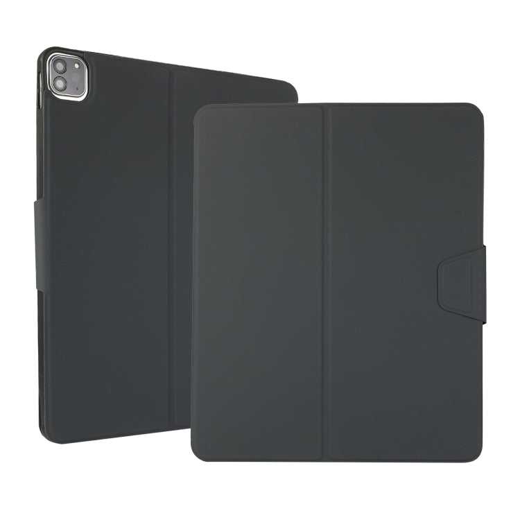 For iPad Air 13 2025 / 2024 / iPad Pro 12.9 2022 / 2021 Electric Pressed Texture Horizontal Flip Leather Tablet Case with Holder & Pen Slot(Dark Gray) - iPad Pro 12.9 (2022/2021) Cases by buy2fix | Online Shopping UK | buy2fix
