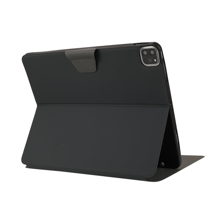 For iPad Air 13 2025 / 2024 / iPad Pro 12.9 2022 / 2021 Electric Pressed Texture Horizontal Flip Leather Tablet Case with Holder & Pen Slot(Dark Gray) - iPad Pro 12.9 (2022/2021) Cases by buy2fix | Online Shopping UK | buy2fix