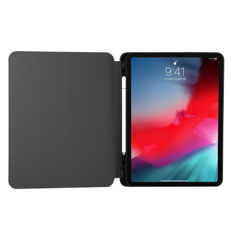 For iPad Air 13 2025 / 2024 / iPad Pro 12.9 2022 / 2021 Electric Pressed Texture Horizontal Flip Leather Tablet Case with Holder & Pen Slot(Lavender Gray) - iPad Pro 12.9 (2022/2021) Cases by buy2fix | Online Shopping UK | buy2fix