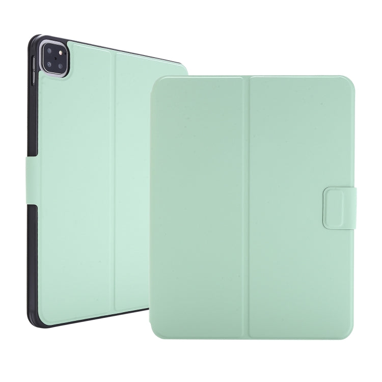 For iPad Pro 11 2022 / 2021 Electric Pressed Texture Horizontal Flip Leather Tablet Case with Holder & Pen Slot(Mint Green) - iPad Pro 11 (2022/2021) Cases by buy2fix | Online Shopping UK | buy2fix