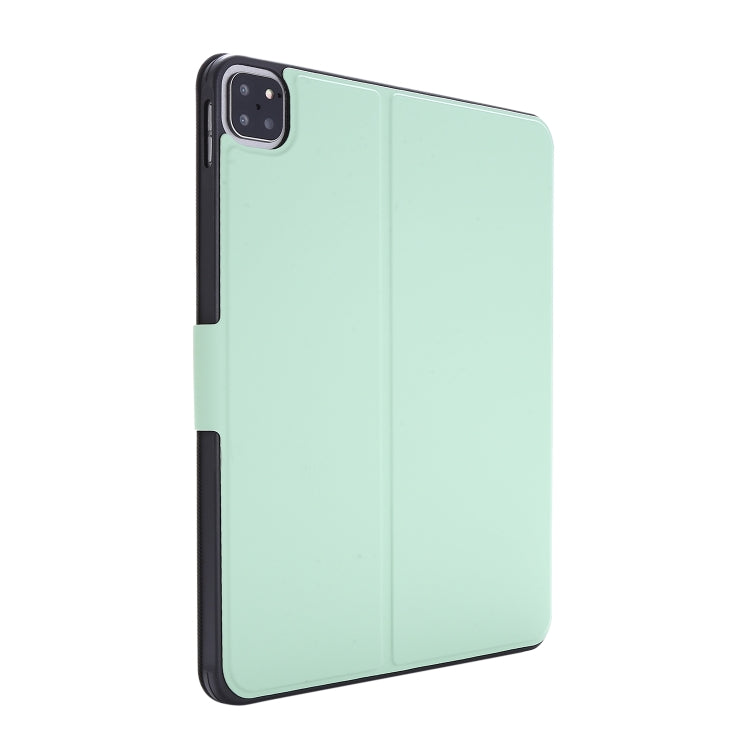 For iPad Pro 11 2022 / 2021 Electric Pressed Texture Horizontal Flip Leather Tablet Case with Holder & Pen Slot(Mint Green) - iPad Pro 11 (2022/2021) Cases by buy2fix | Online Shopping UK | buy2fix