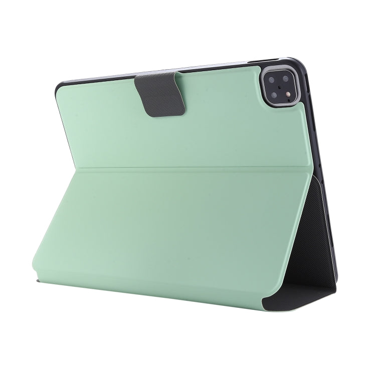 For iPad Pro 11 2022 / 2021 Electric Pressed Texture Horizontal Flip Leather Tablet Case with Holder & Pen Slot(Mint Green) - iPad Pro 11 (2022/2021) Cases by buy2fix | Online Shopping UK | buy2fix