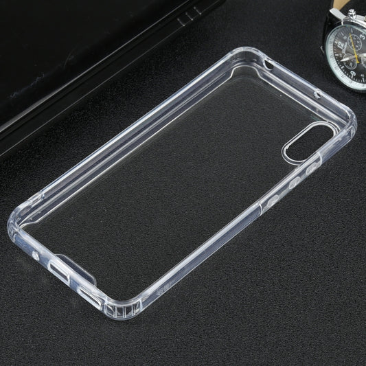 For Xiaomi Redmi 9A Four-corner Shockproof Transparent TPU + PC Protective Case by buy2fix