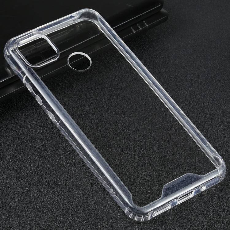 For Xiaomi Redmi 9C Four-corner Shockproof Transparent TPU + PC Protective Case - Xiaomi Cases by buy2fix | Online Shopping UK | buy2fix