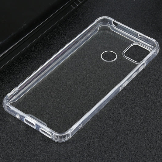 For Xiaomi Redmi 9C Four-corner Shockproof Transparent TPU + PC Protective Case by buy2fix
