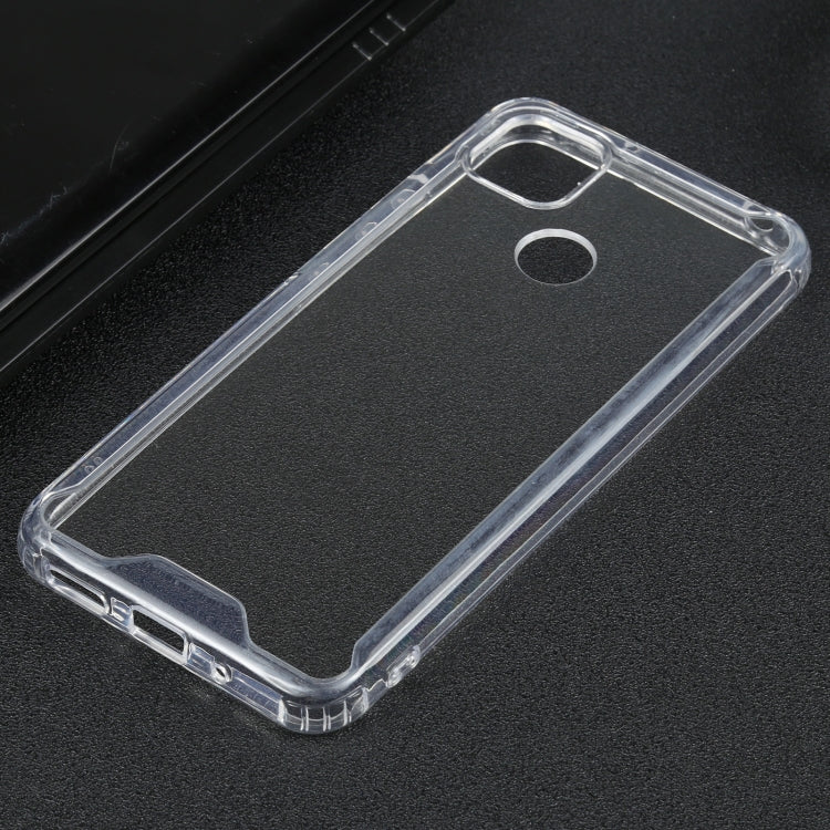 For Xiaomi Redmi 9C Four-corner Shockproof Transparent TPU + PC Protective Case - Xiaomi Cases by buy2fix | Online Shopping UK | buy2fix