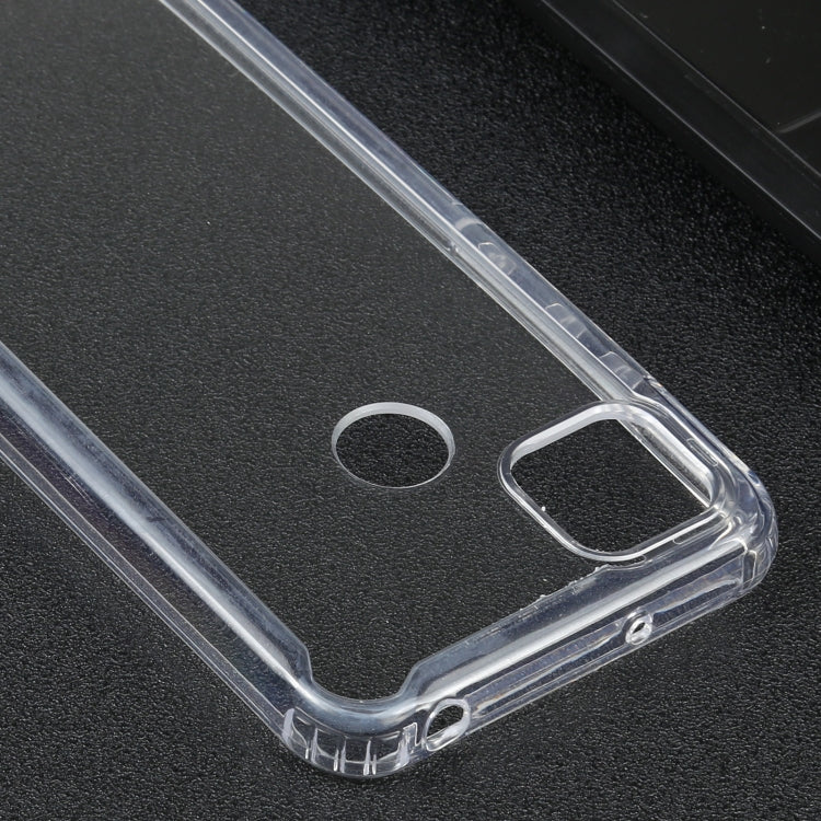 For Xiaomi Redmi 9C Four-corner Shockproof Transparent TPU + PC Protective Case - Xiaomi Cases by buy2fix | Online Shopping UK | buy2fix