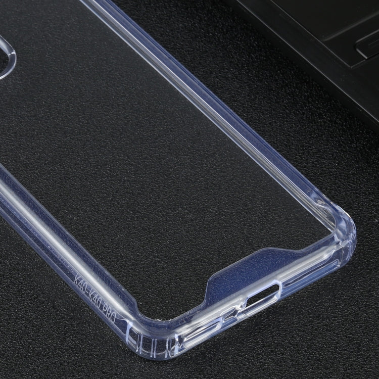 For Xiaomi Redmi K40 / K40 Pro Four-corner Shockproof Transparent TPU + PC Protective Case - Xiaomi Cases by buy2fix | Online Shopping UK | buy2fix