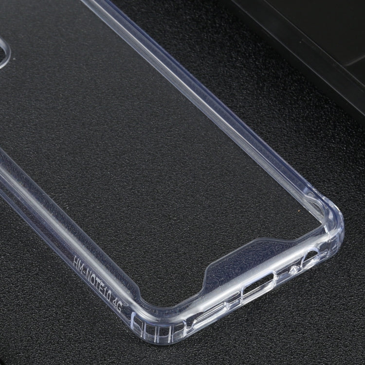 For Xiaomi Redmi Note 10 4G Four-corner Shockproof Transparent TPU + PC Protective Case - Xiaomi Cases by buy2fix | Online Shopping UK | buy2fix
