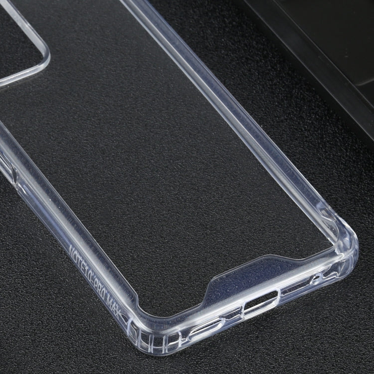 For Xiaomi Redmi Note 10 Pro Four-corner Shockproof Transparent TPU + PC Protective Case - Xiaomi Cases by buy2fix | Online Shopping UK | buy2fix