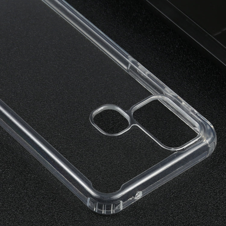 For Samsung Galaxy M31 Four-corner Shockproof Transparent TPU + PC Protective Case by buy2fix