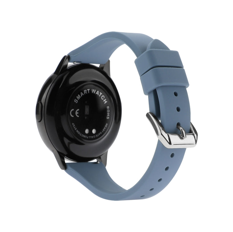 20mm T-shaped Buckle Silicone Watch Band(Lavender Grey) - 20mm Bands by buy2fix | Online Shopping UK | buy2fix