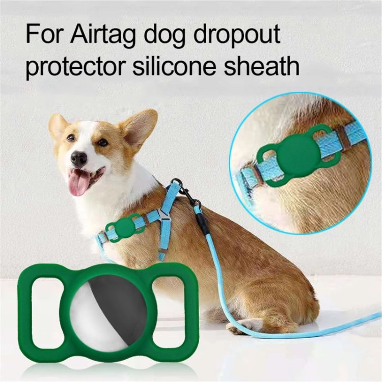 Shockproof Anti-scratch Silicone Case Protective Cover, Style: Animal For AirTag(Mint Green) - Other by buy2fix | Online Shopping UK | buy2fix