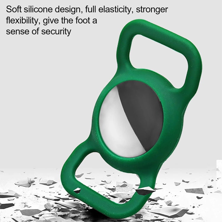 Shockproof Anti-scratch Silicone Case Protective Cover, Style: Animal For AirTag(Mint Green) - Other by buy2fix | Online Shopping UK | buy2fix