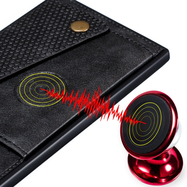 For Xiaomi Redmi Note 10 Pro Max Double Buckle PU + TPU Shockproof Magnetic Protective Case with Card Slot & Holder(Black) - Xiaomi Cases by buy2fix | Online Shopping UK | buy2fix