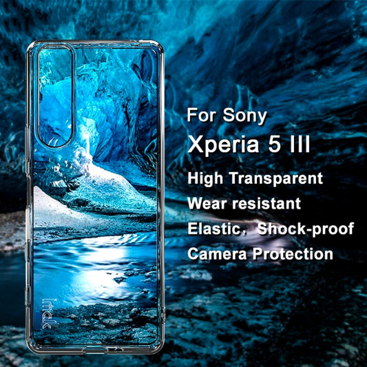For Sony Xperia 5 III IMAK UX-5 Series Transparent Shockproof TPU Protective Case by imak