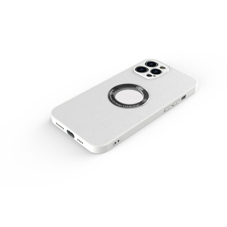 For iPhone 12 PU+PC+TPU Mobile Phone Protective Case(White) - iPhone 12 / 12 Pro Cases by buy2fix | Online Shopping UK | buy2fix