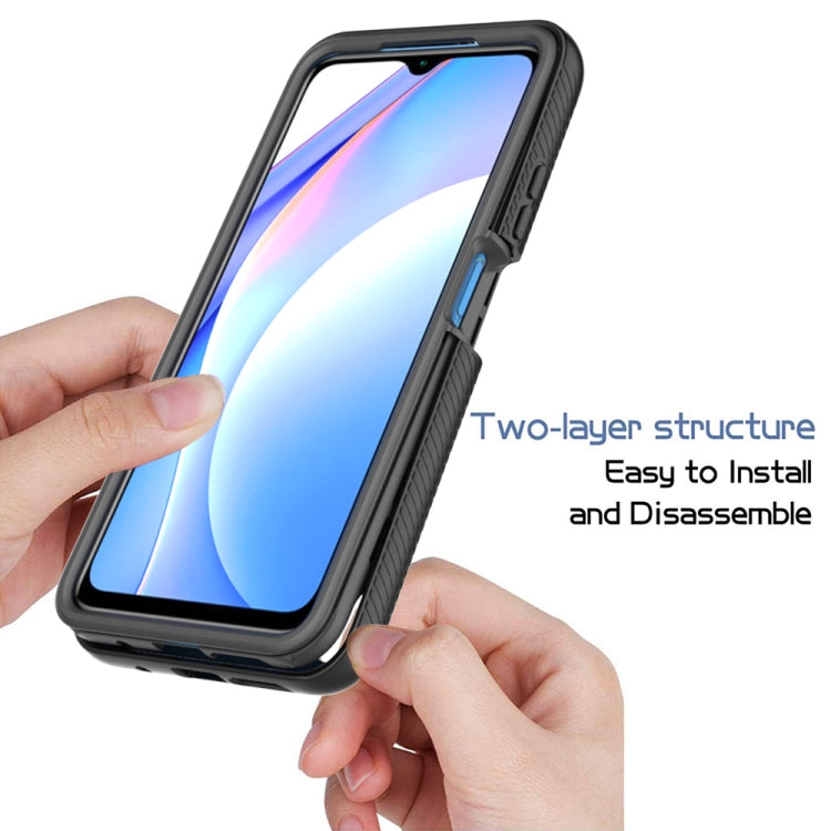 For Xiaomi Poco M3 / Redmi 9T Starry Sky Solid Color Series Shockproof PC + TPU Protective Case(Rose Red) - Xiaomi Cases by buy2fix | Online Shopping UK | buy2fix