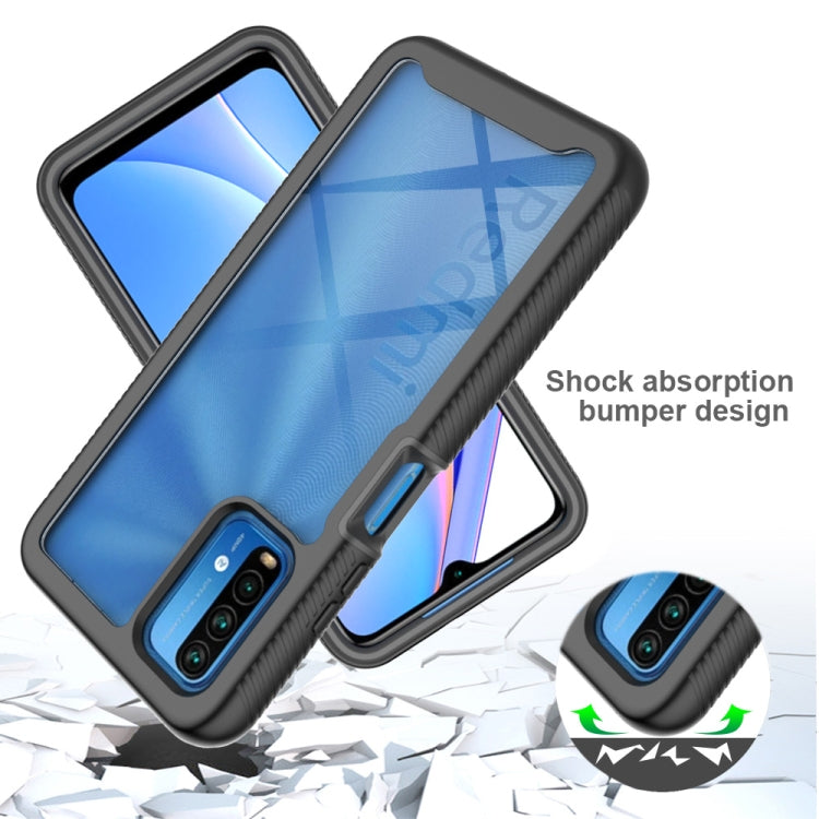 For Xiaomi Poco M3 / Redmi 9T Starry Sky Solid Color Series Shockproof PC + TPU Protective Case(Rose Red) - Xiaomi Cases by buy2fix | Online Shopping UK | buy2fix