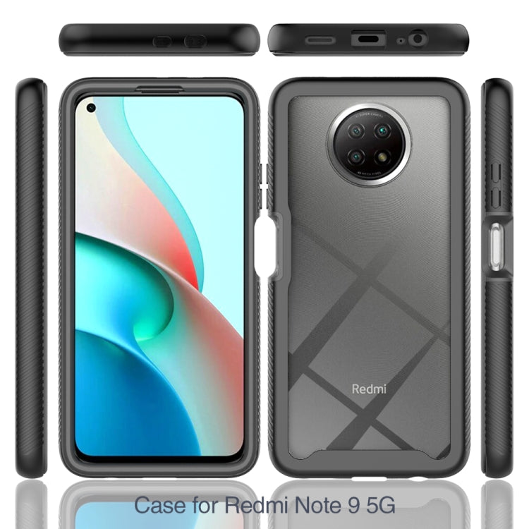 For Xiaomi Redmi Note 9T Starry Sky Solid Color Series Shockproof PC + TPU Protective Case(Rose Red) - Xiaomi Cases by buy2fix | Online Shopping UK | buy2fix