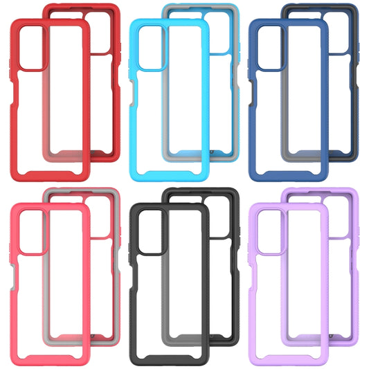 For Xiaomi Redmi Note 10 Pro Starry Sky Solid Color Series Shockproof PC + TPU Protective Case(Purple) by buy2fix