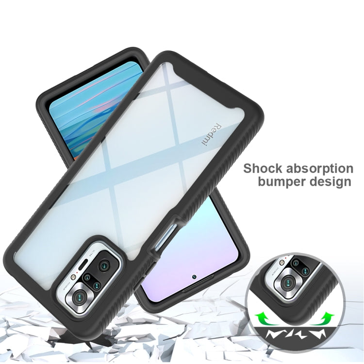 For Xiaomi Redmi Note 10 Pro Starry Sky Solid Color Series Shockproof PC + TPU Protective Case(Purple) - Xiaomi Cases by buy2fix | Online Shopping UK | buy2fix