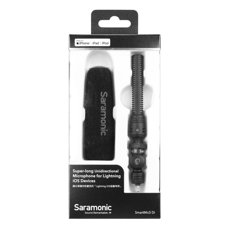 Saramonic SmartMic5 Di Super-long Unidirectional Microphone for 8 Pin Interface Devices by Saramonic