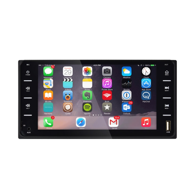 Q3160 7 inch Car Touch Capacitive Screen MP5 Player Support FM / TF / Mirror Link for Toyota Corolla - Car MP3 & MP4 & MP5 by buy2fix | Online Shopping UK | buy2fix