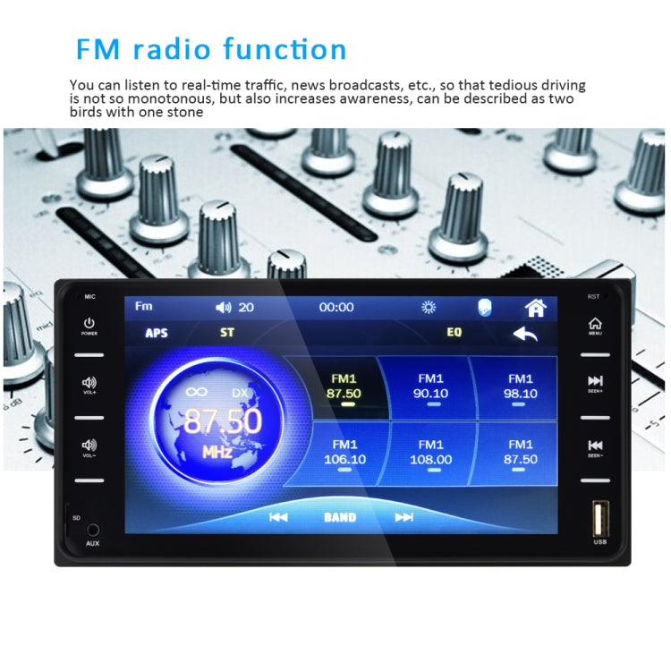Q3160 7 inch Car Touch Capacitive Screen MP5 Player Support FM / TF / Mirror Link for Toyota Corolla - Car MP3 & MP4 & MP5 by buy2fix | Online Shopping UK | buy2fix