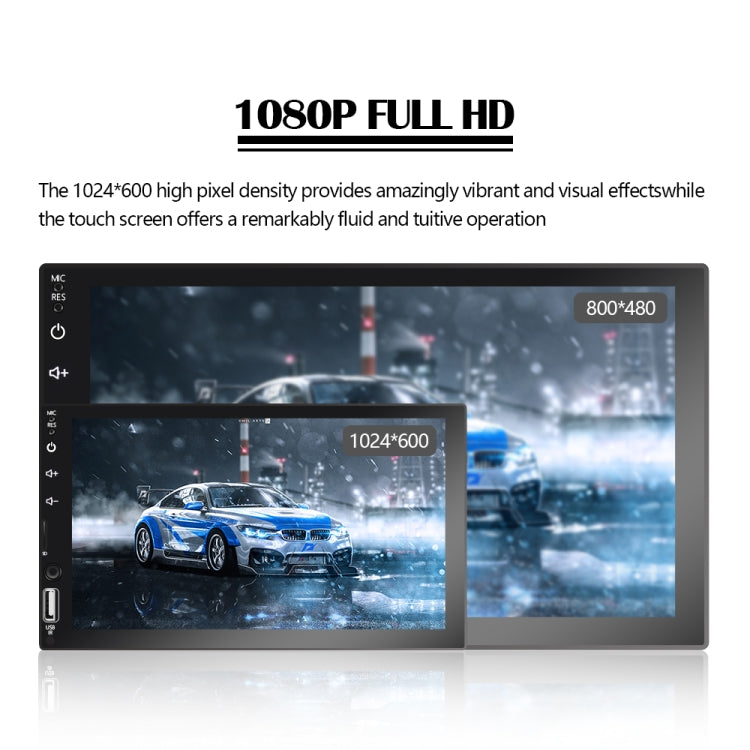 Q3161 7 inch Car MP5 Player Support FM / TF / Bluetooth with Remote Controler - Car MP3 & MP4 & MP5 by buy2fix | Online Shopping UK | buy2fix