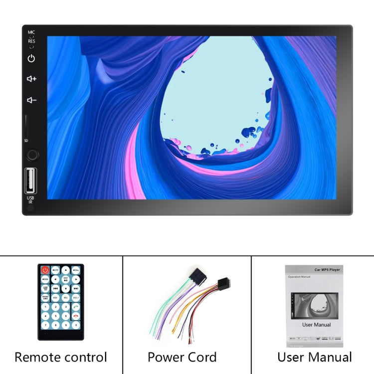 Q3161 7 inch Car MP5 Player Support FM / TF / Bluetooth with Remote Controler - Car MP3 & MP4 & MP5 by buy2fix | Online Shopping UK | buy2fix