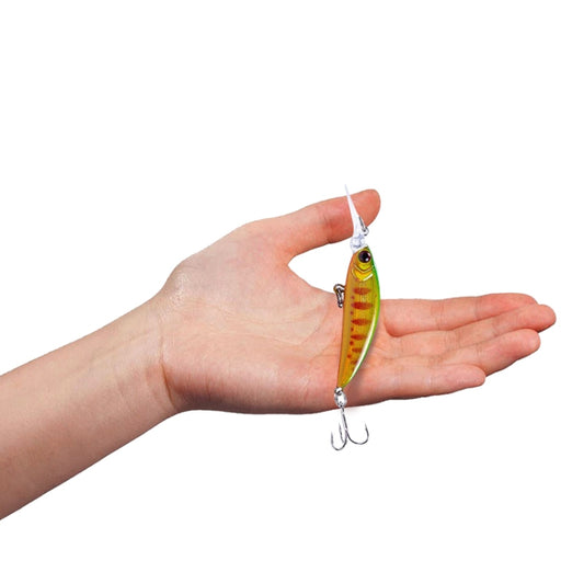 HENGJIA Long Throw Bionic Cocked Mouth Fake Bait Fishing Three-jaw Treble Hooks(1#) - Fishing Lures by HENGJIA | Online Shopping UK | buy2fix
