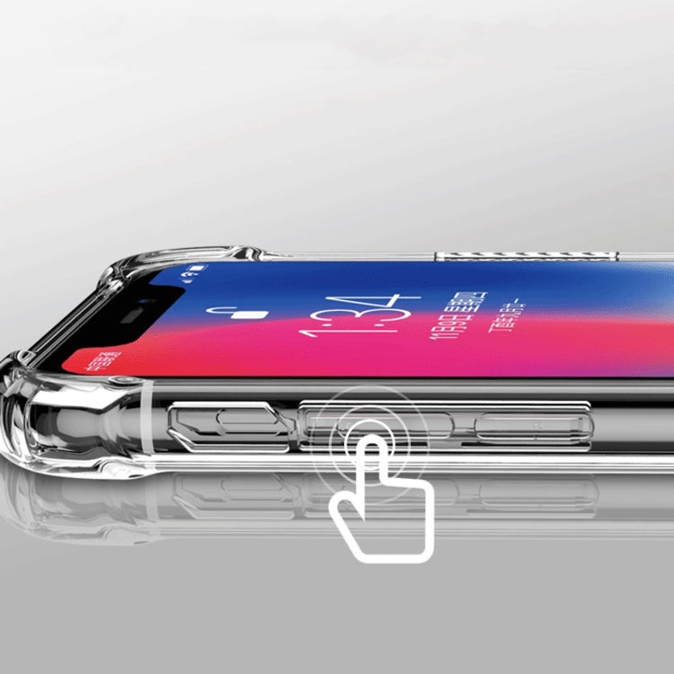 For iPhone XR Shockproof TPU Frame + Acrylic Back Panel Protective Case(White) - More iPhone Cases by buy2fix | Online Shopping UK | buy2fix