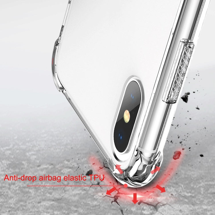 For iPhone XR Shockproof TPU Frame + Acrylic Back Panel Protective Case(White) - More iPhone Cases by buy2fix | Online Shopping UK | buy2fix