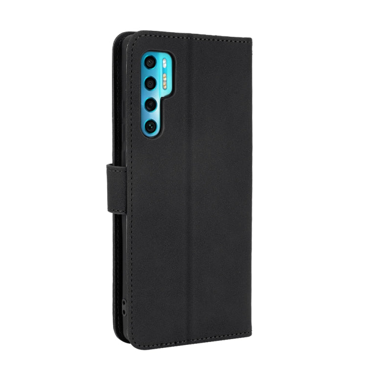 For TCL 20 Pro 5G Solid Color Skin Feel Magnetic Buckle Horizontal Flip Calf Texture PU Leather Case with Holder & Card Slots & Wallet(Black) - TCL by buy2fix | Online Shopping UK | buy2fix