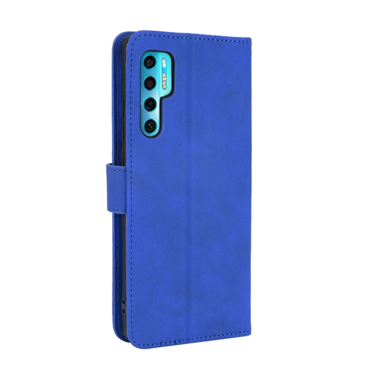 For TCL 20 Pro 5G Solid Color Skin Feel Magnetic Buckle Horizontal Flip Calf Texture PU Leather Case with Holder & Card Slots & Wallet(Blue) - TCL by buy2fix | Online Shopping UK | buy2fix