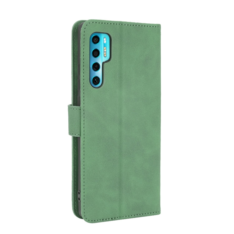 For TCL 20 Pro 5G Solid Color Skin Feel Magnetic Buckle Horizontal Flip Calf Texture PU Leather Case with Holder & Card Slots & Wallet(Green) - TCL by buy2fix | Online Shopping UK | buy2fix