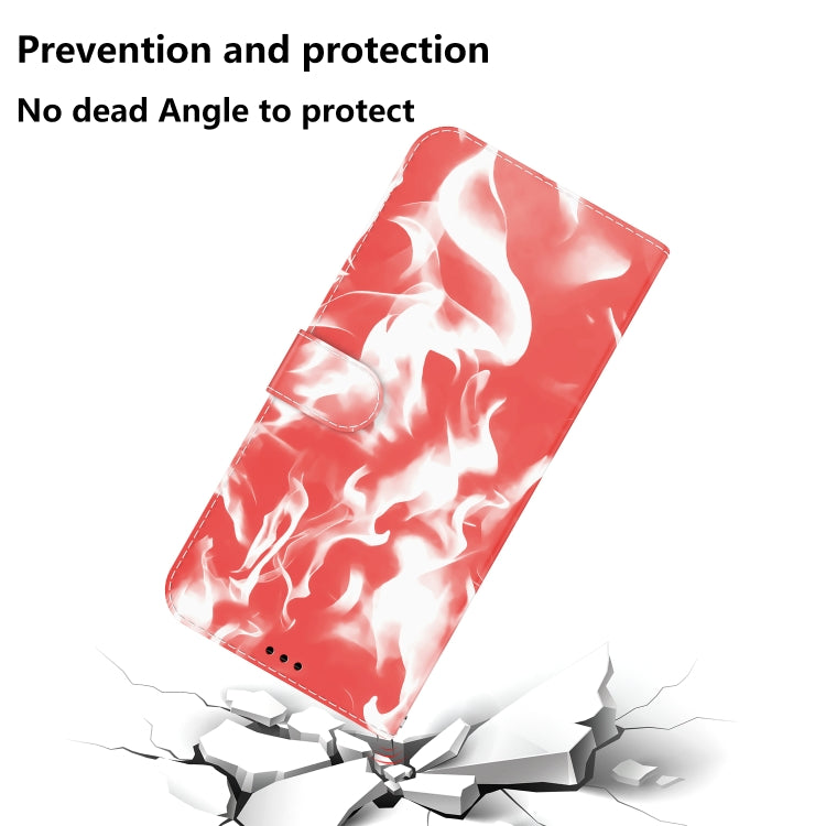 For Huawei P50 Pro Cloud Fog Pattern Horizontal Flip Leather Case with Holder & Card Slot & Wallet(Red) - Huawei Cases by buy2fix | Online Shopping UK | buy2fix