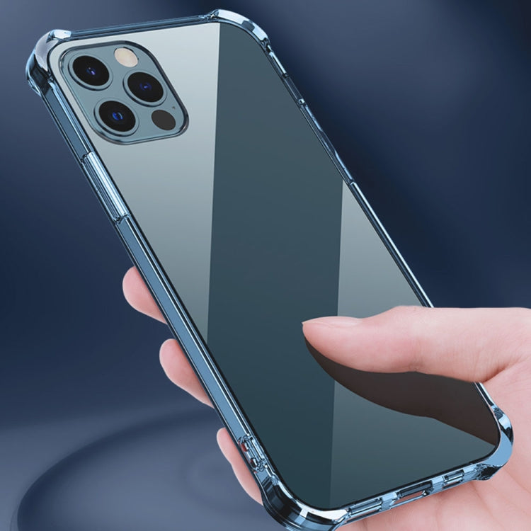 For iPhone 12 / 12 Pro Four Corner Airbag Shockproof TPU + Acrylic Case(Transparent) - iPhone 12 / 12 Pro Cases by buy2fix | Online Shopping UK | buy2fix