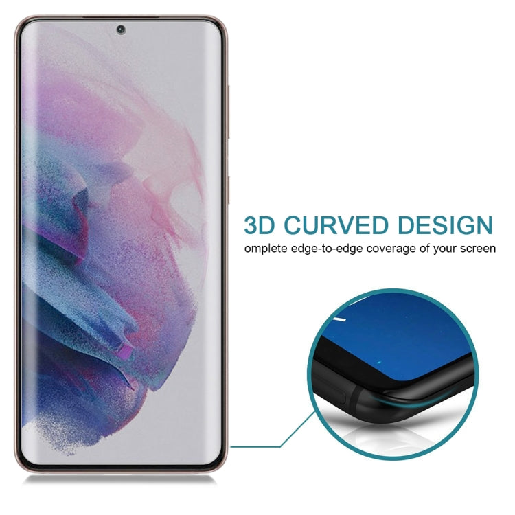 For Samsung Galaxy S21+ 5G 0.3mm 9H Surface Hardness 3D Curved Surface Privacy Glass Film - Galaxy Tempered Glass by buy2fix | Online Shopping UK | buy2fix