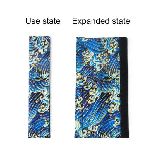Car Seat Belt Protective Cover(Sea Wave Blue) by buy2fix