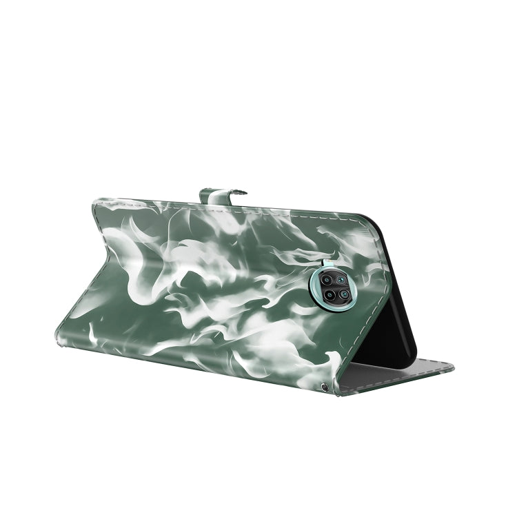 For Xiaomi Mi 10T Lite 5G Cloud Fog Pattern Horizontal Flip Leather Case with Holder & Card Slot & Wallet(Dark Green) - Xiaomi Cases by buy2fix | Online Shopping UK | buy2fix