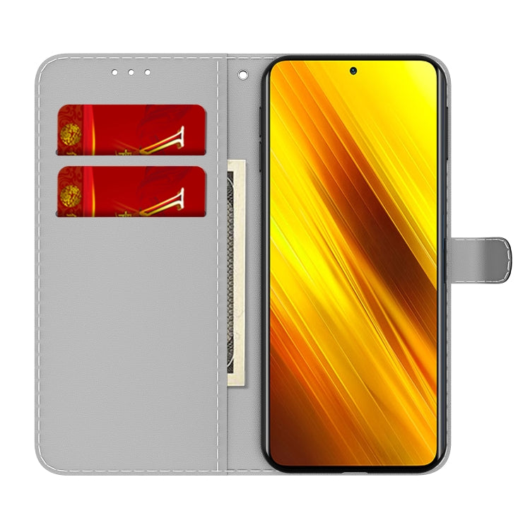 For Xiaomi Poco X3 NFC Cloud Fog Pattern Horizontal Flip Leather Case with Holder & Card Slot & Wallet(Black) - Xiaomi Cases by buy2fix | Online Shopping UK | buy2fix