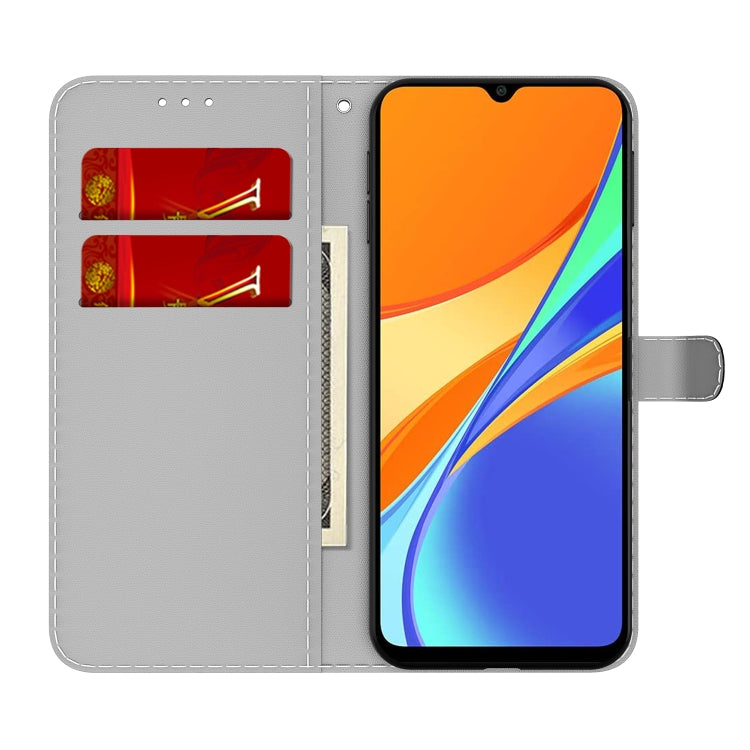 For Xiaomi Redmi 9C Cloud Fog Pattern Horizontal Flip Leather Case with Holder & Card Slot & Wallet(Mint Green) - Xiaomi Cases by buy2fix | Online Shopping UK | buy2fix
